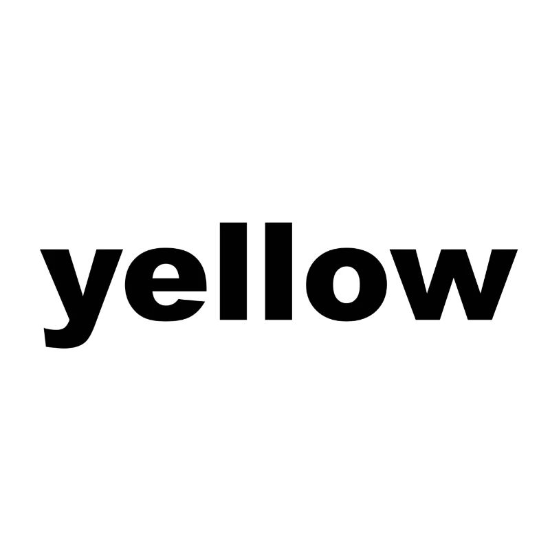 Yellow Farbe lustige Geschenkidee