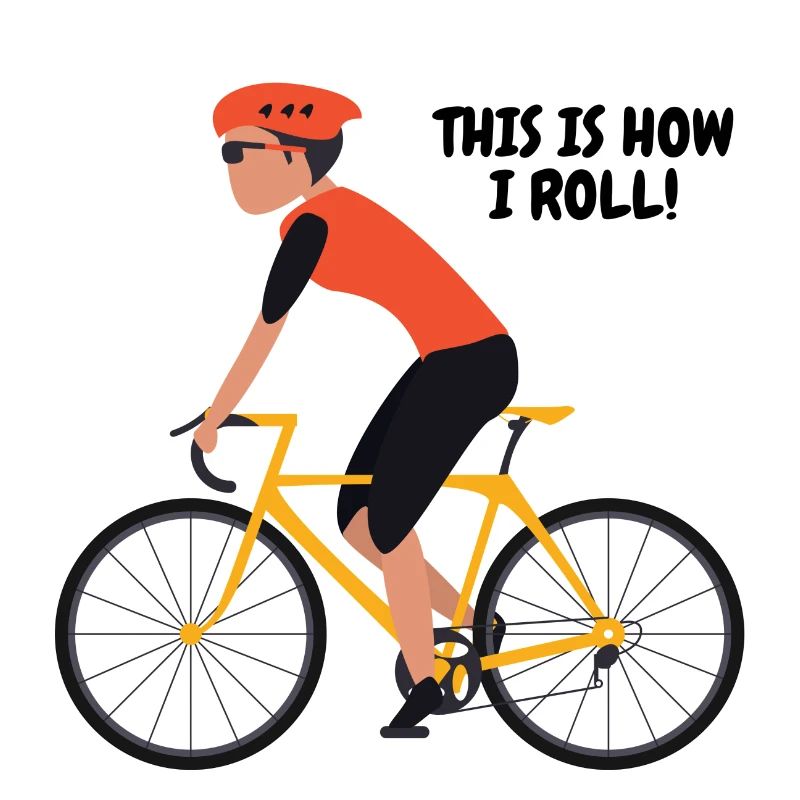 This is how I roll cyclist gift cycling
