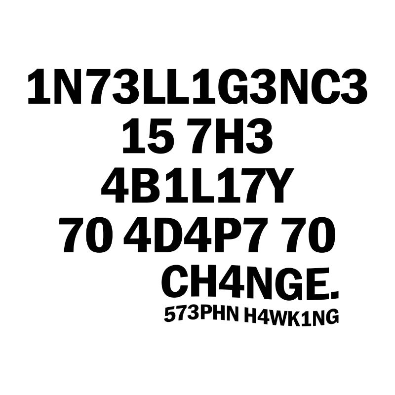 Inteligence Science Saying Physics Gift