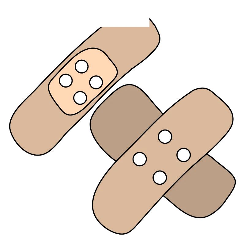 Patch, blessure, blessure, guérison, idée cadeau