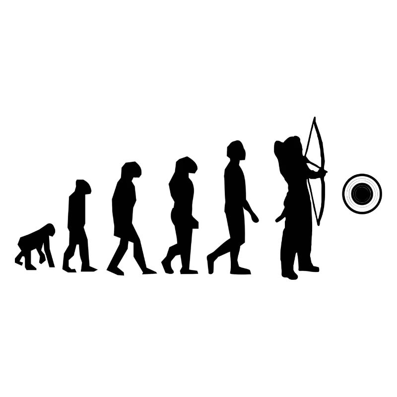 Evolution des Bogenschießens
