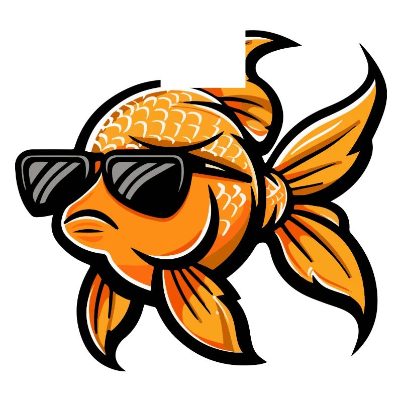 Goldfisch Comic Cool