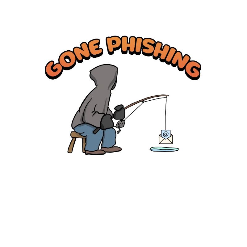 Gone Phishing Hacking Computer Hacker Gift