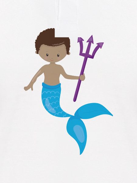 Jolie sirène avec trident