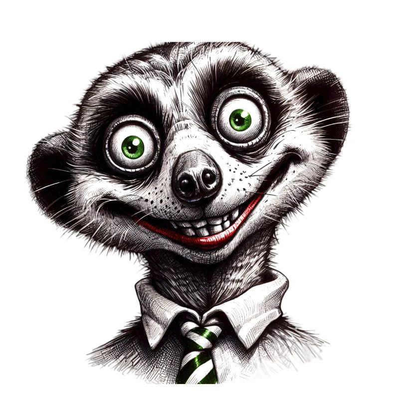 Glückliches Erdmännchen