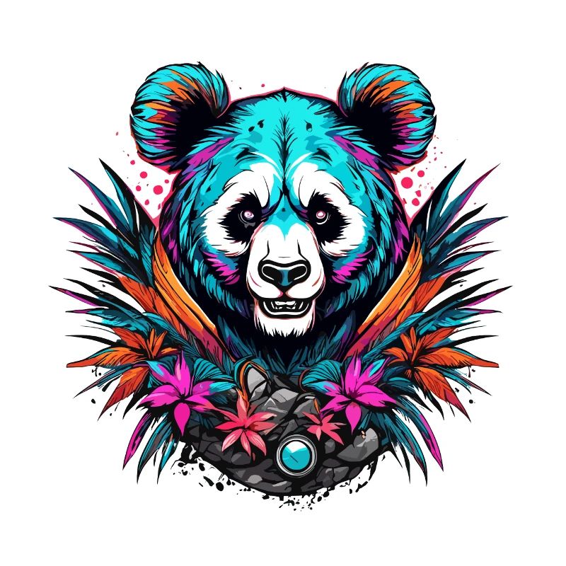 Tattoo / Tier / Kunst / cool / Comic / Panda