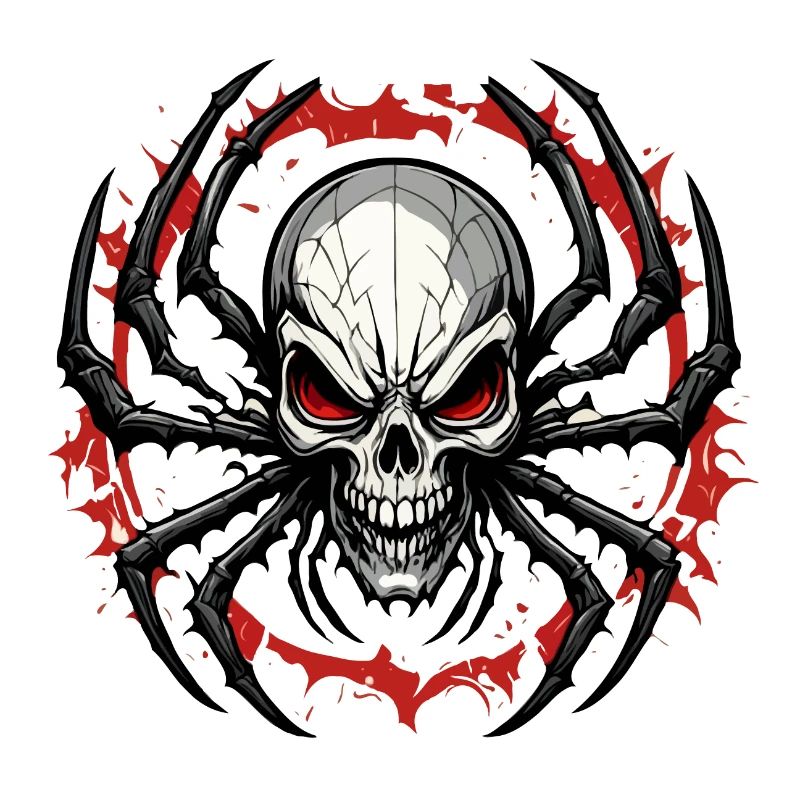 Spinne / Netz / Haustier / Kriechtier / Achtbeiner
