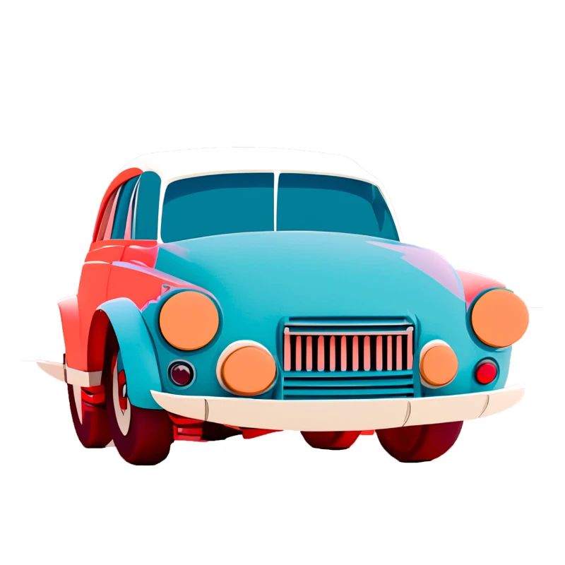 altes Abstraktes Auto