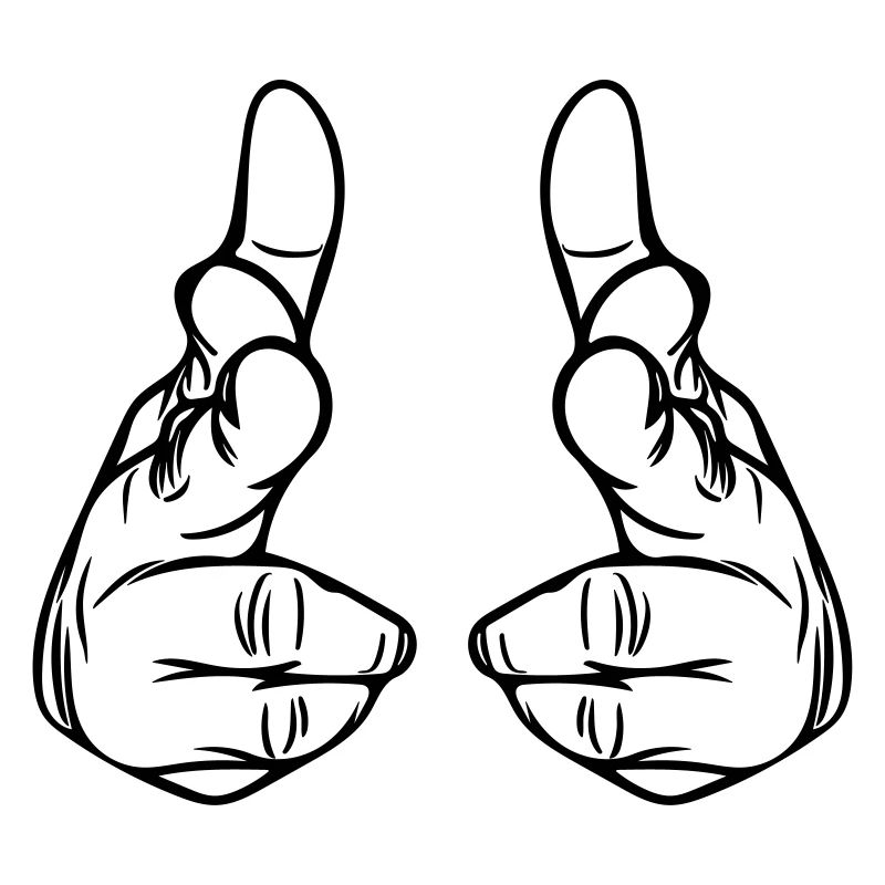 Hand Pistole - Fingerpistole Vector