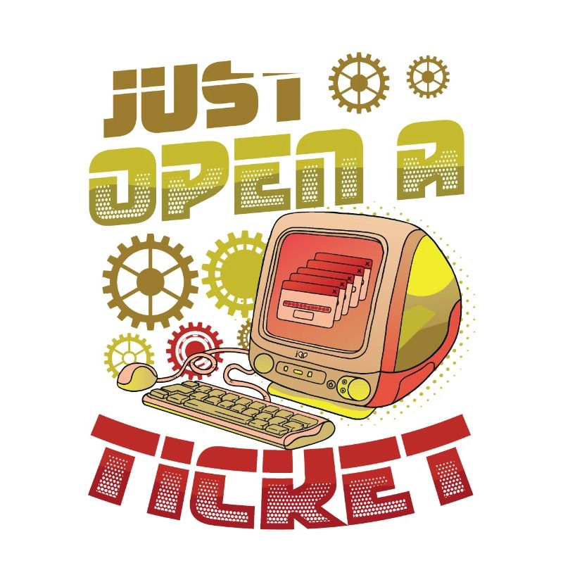 Il suffit d’ouvrir un ticket Support technique du centre d’assistance