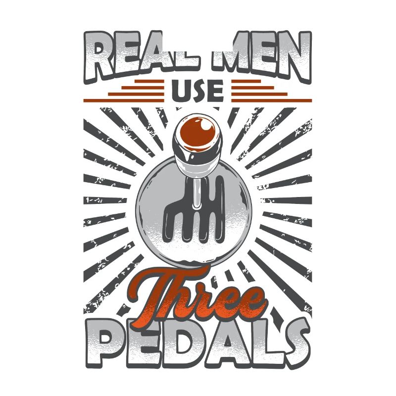 Real men use three pedals, auto shifting.