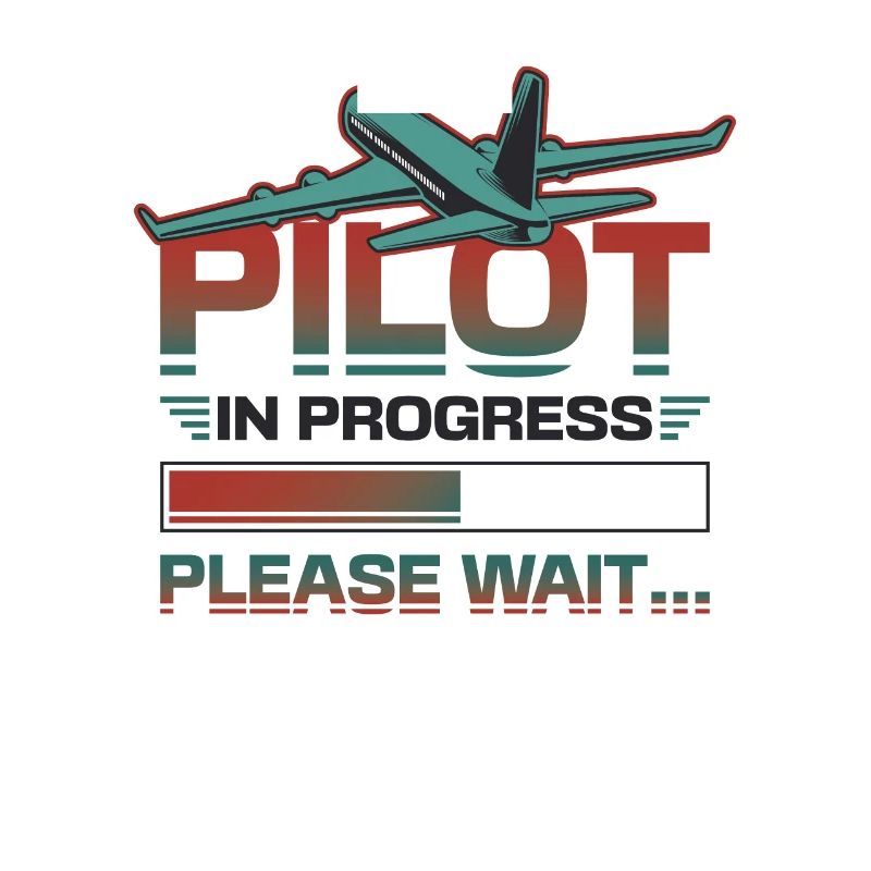Pilot In Arbeit, Bitte Warten, Flugzeugtraining