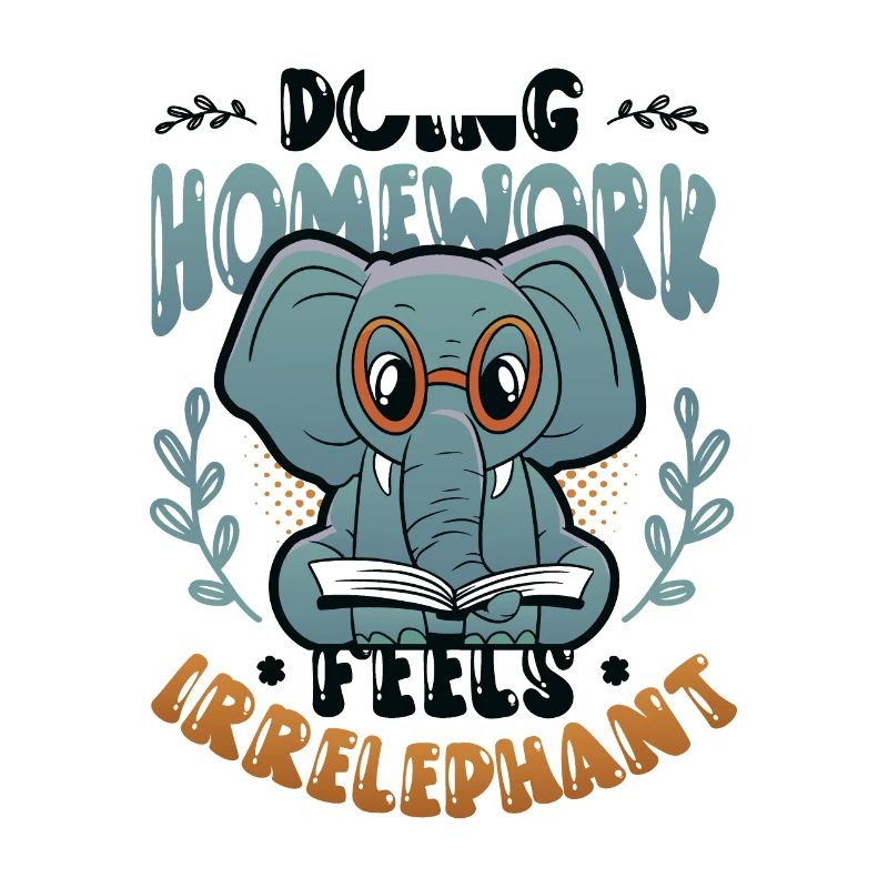 Doing homework doesn't feel good