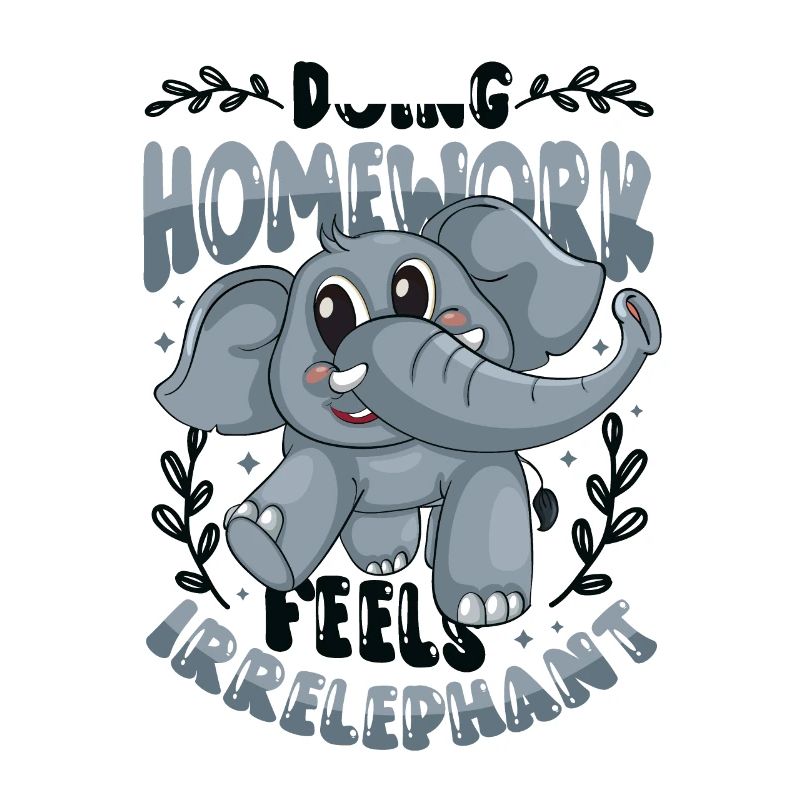 Doing homework doesn't feel good