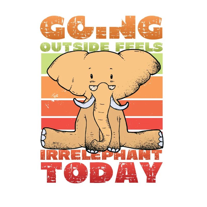 Going outside today feels lazy
