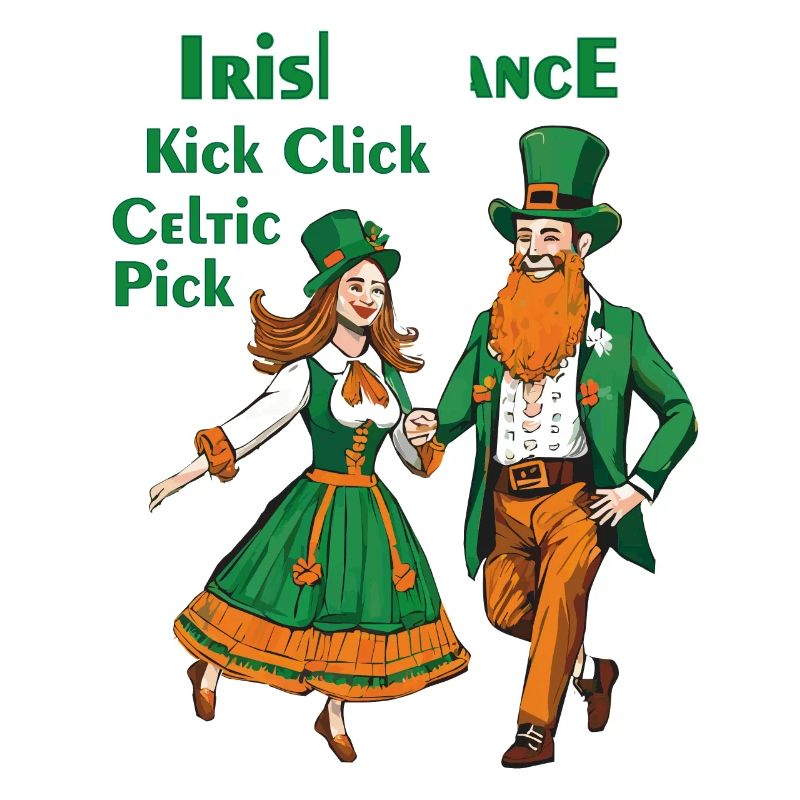 IRISH DANCE KICK CLICK CELTIC PICK
