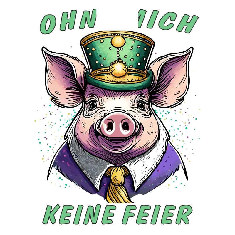 Cochon PAS DE CÉLÉBRATION SANS MOI