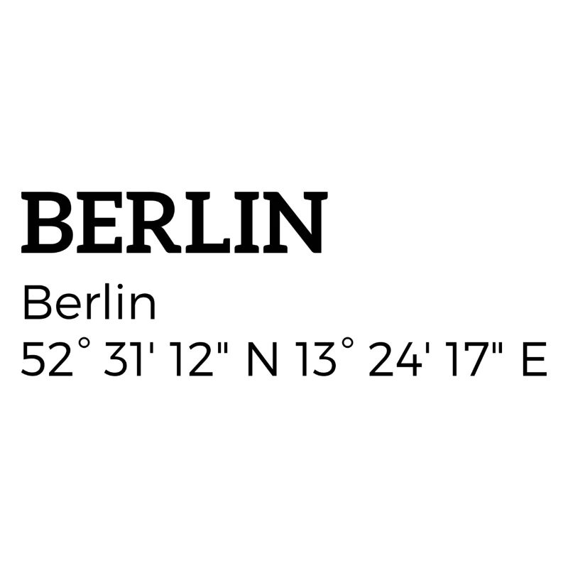 Berlin Berlin coordinates