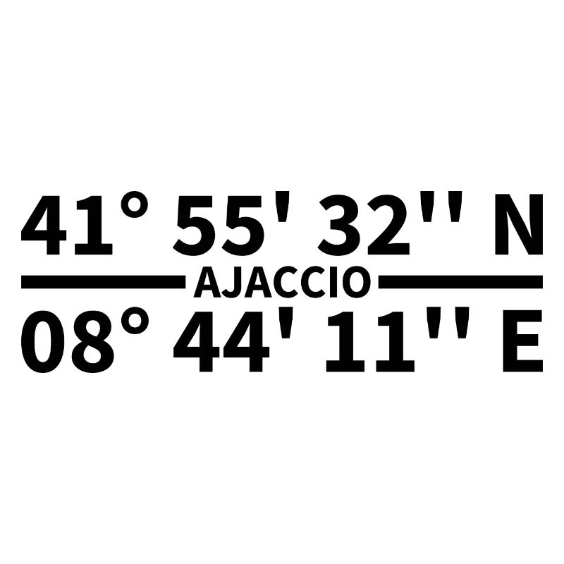 Coordonnées d’Ajaccio