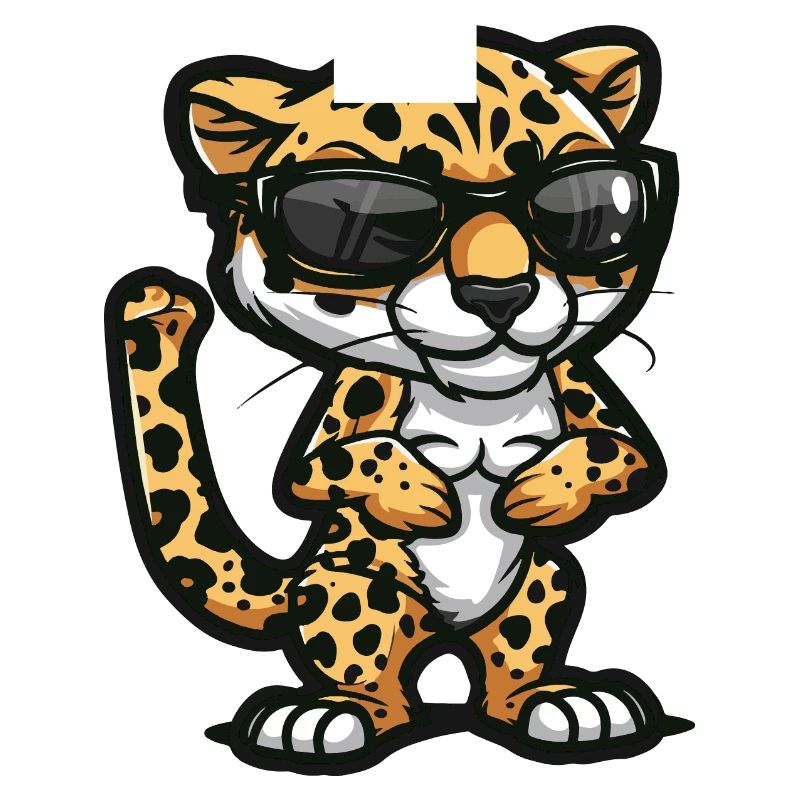 Leopard Comic Cool