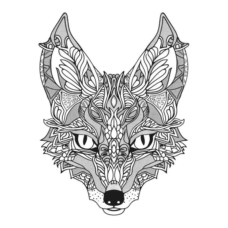 White Fox Mandala