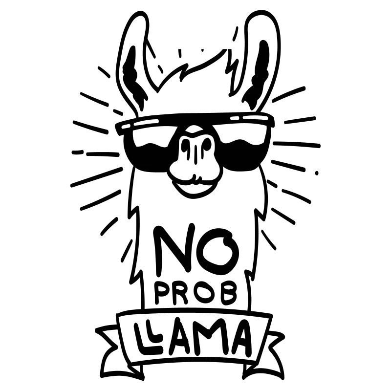 No ProbLlama - cadeau de lama cool
