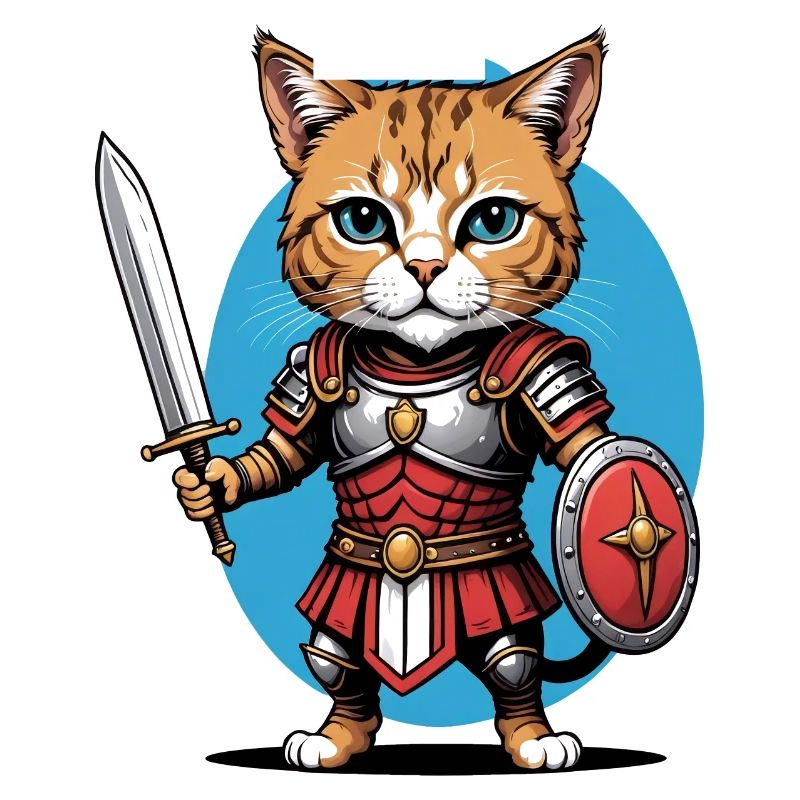 Cat Roman Warrior Cat Gift