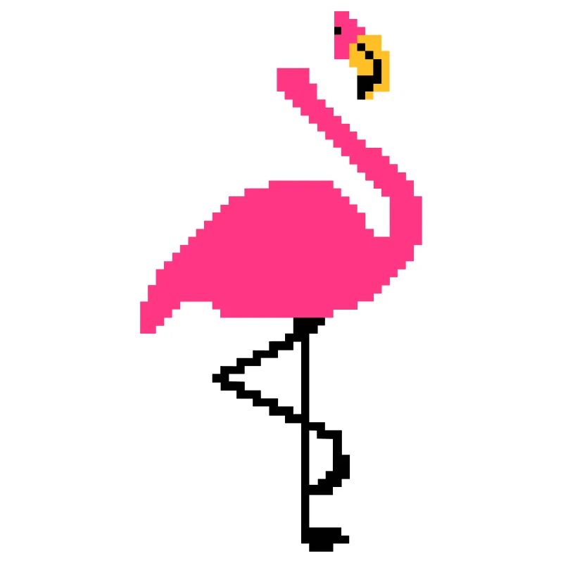 Flamingo PIxel Art