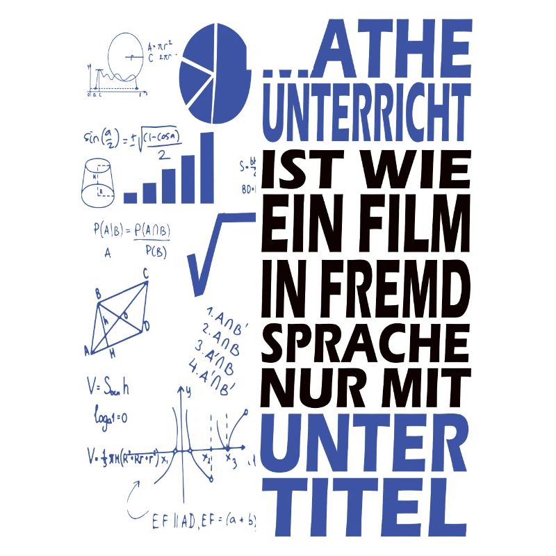 Mathe Schule Student Beruf Geschenk