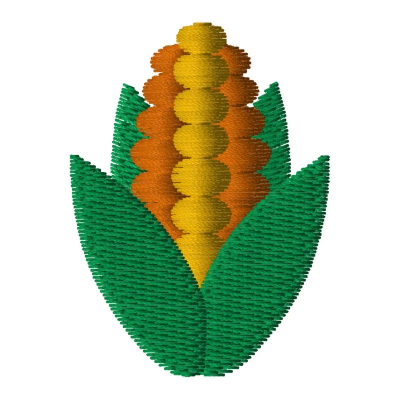Corn embroidered