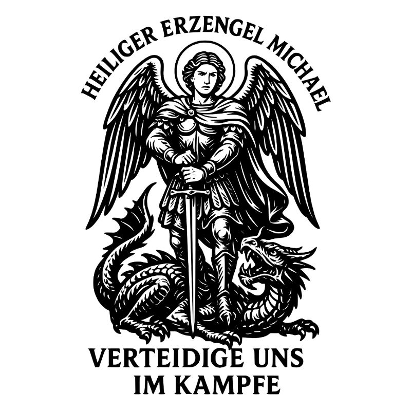 Erzengel Michael verteidige uns – Kampf mit Drache