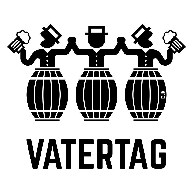 Vatertag Bierfässer (Bier / Männertag / Black)