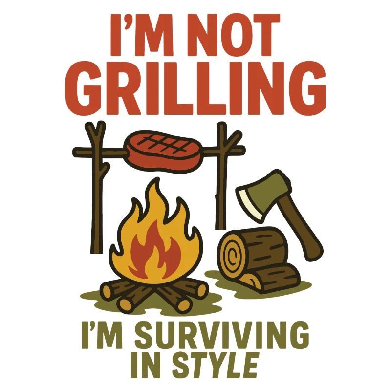 Prepper Survival Bushcrafting Je ne suis pas