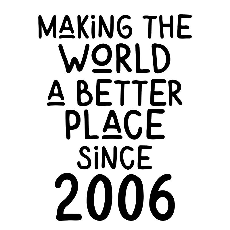 Making the World a better place since 2006