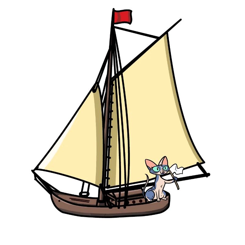 Maritim Sailor Sailing Ship Cat Not Maritim