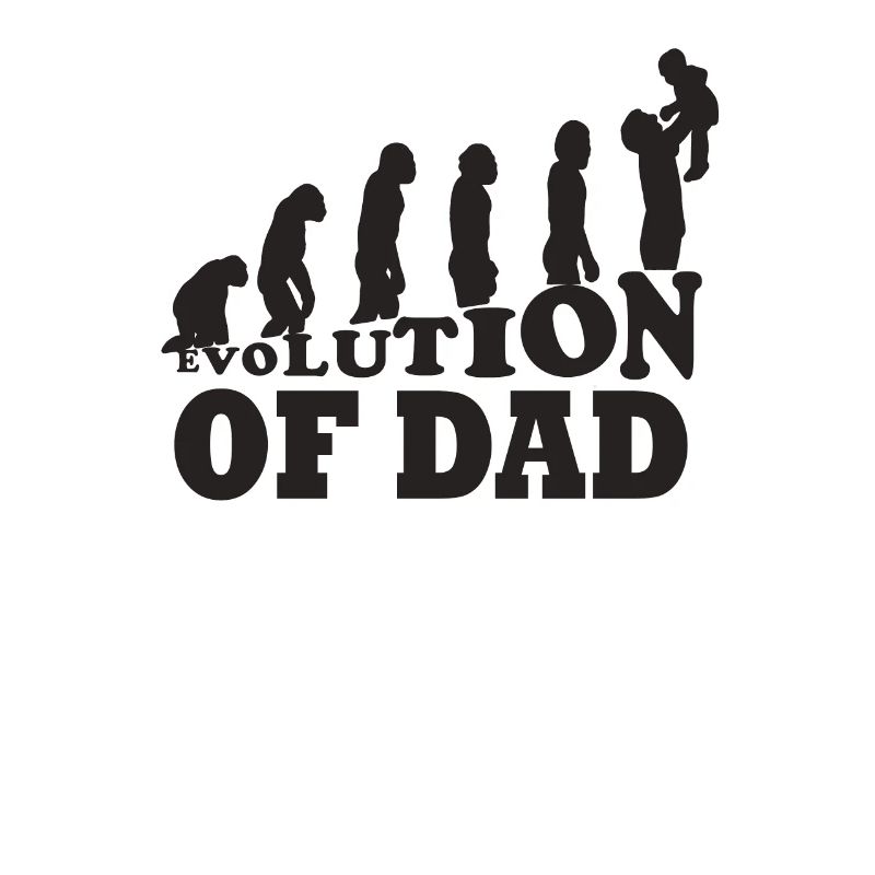 Papa Vater Evolution Dad Daddy Geschenkidee