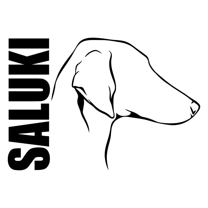 SALUKI Smooth Profil Hunde Hund Wilsigns