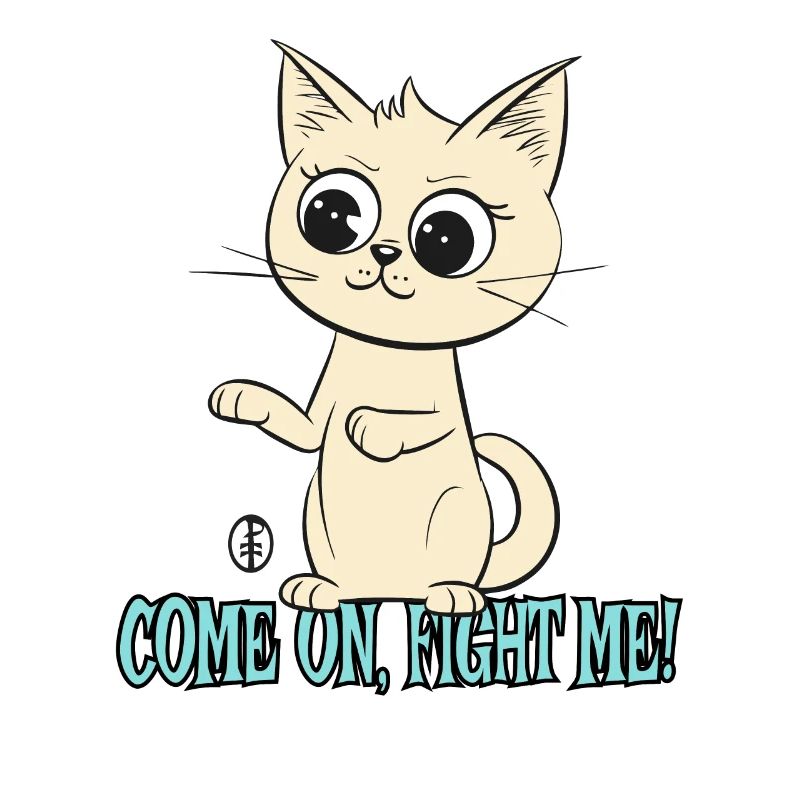 Viens, combats-moi, doux chat