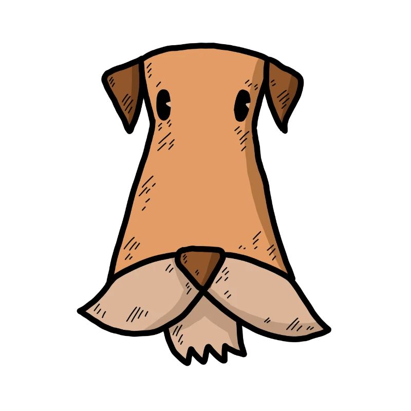 Bande dessinée d'Airedale Terrier