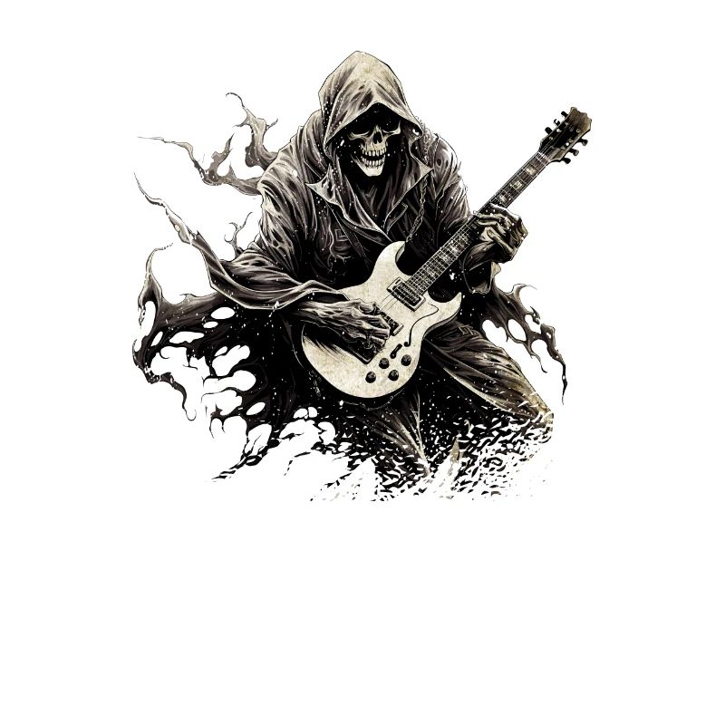 Guitarist tshirt electric guitar strings
