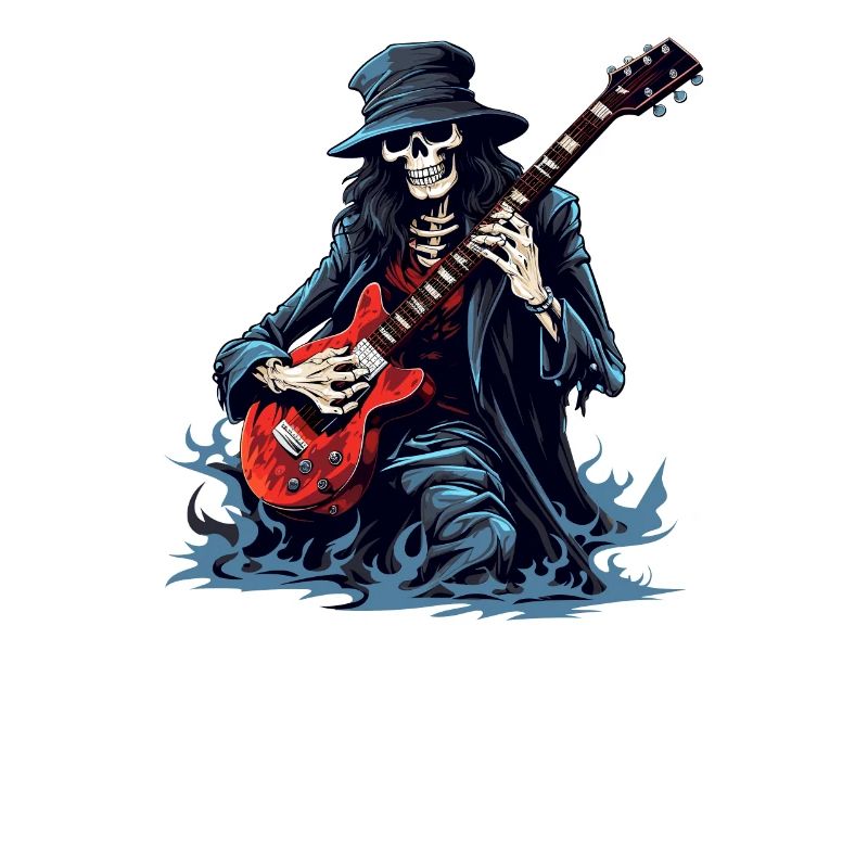 Guitarist tshirt electric guitar strings