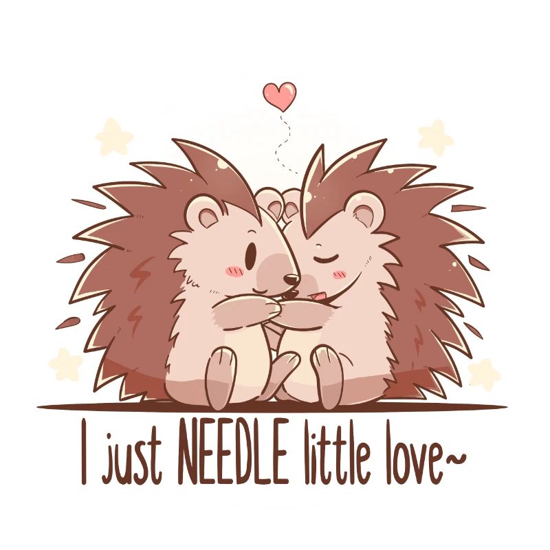 I Just Needle Little Love - Hedgehogs