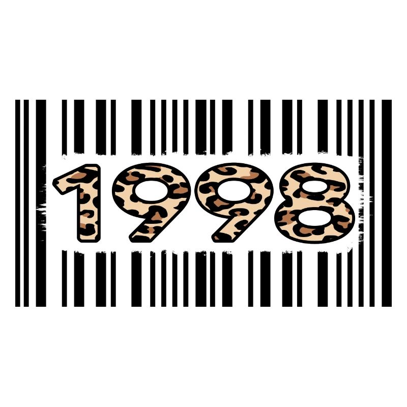 1998 Anniversaire 24 ans Barcode Leopard