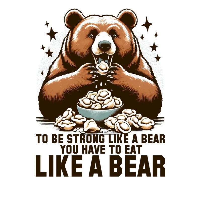 Pelmeni Bär stark Geschenk