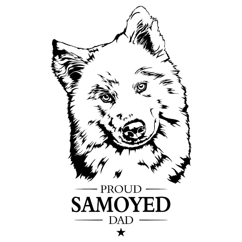 Samoyed Dad Hund Hunde Samojeden Wilsigns
