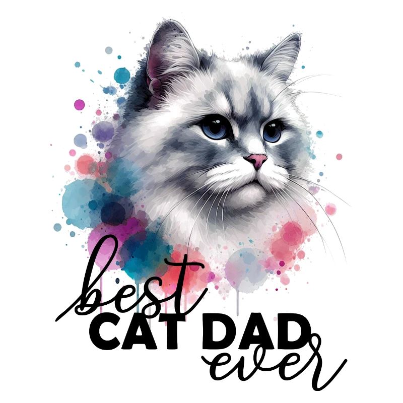 Bester Katzenpapa Katze