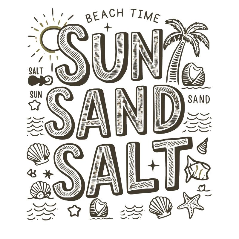 Temps de plage Soleil Sable Sel