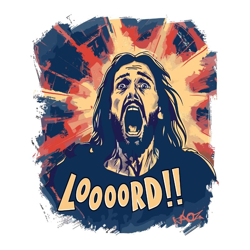 Jesus ruft den Herrn an, Oh Herr, Gott!