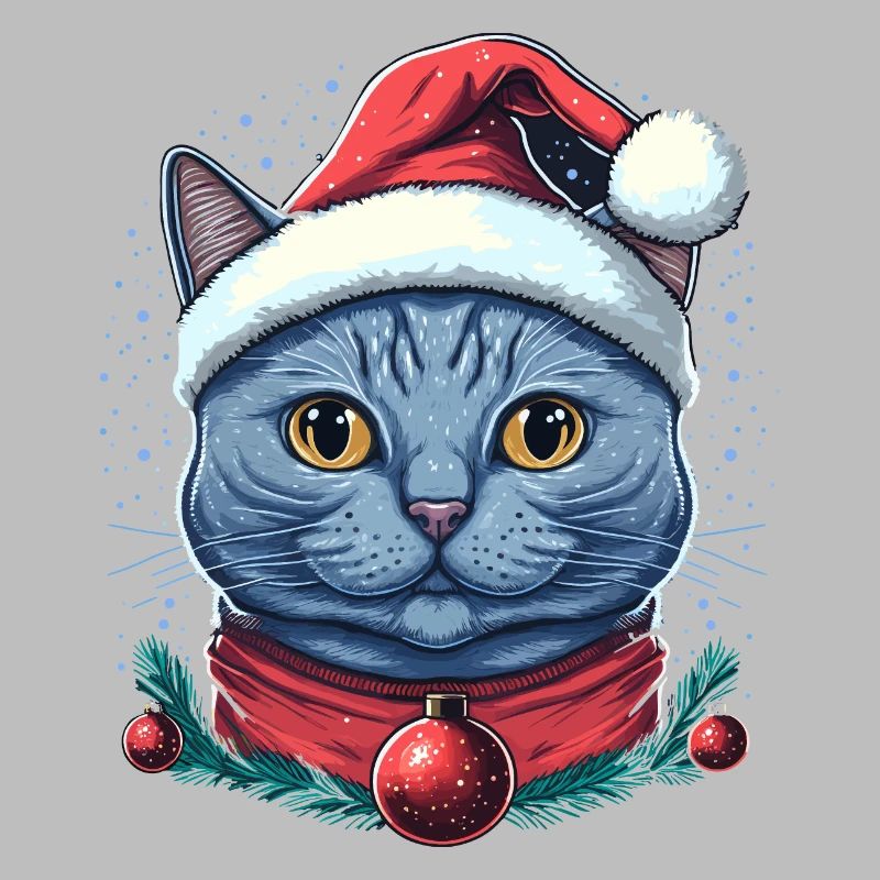 Perfektes Weihnachtskatzendesign, das beste Weihnachtsgeschenk