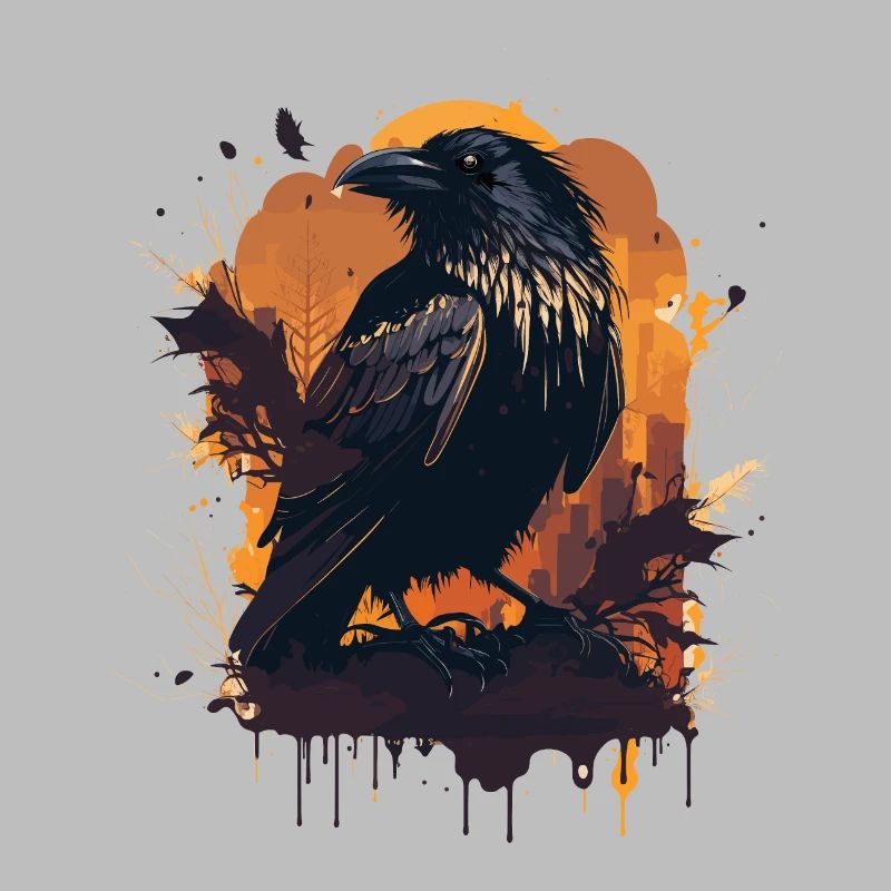 Corvo osservatore silenzioso